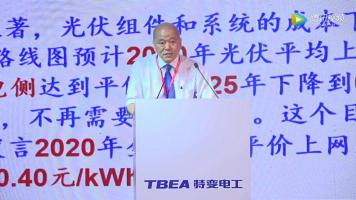 王斯成：光伏電站先進(jìn)性評估及系統(tǒng)效率評價指標(biāo)