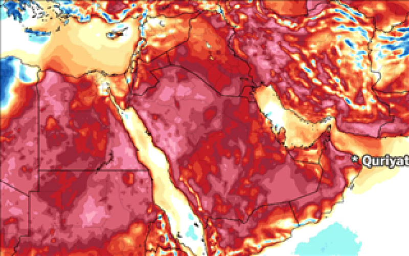 阿曼庫里亞特市打破了世界溫度記錄，創造最高“低溫”