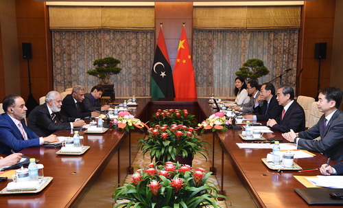 王毅同利比亞團結(jié)政府外長會談 簽署共建“一帶一路”諒解備忘錄
