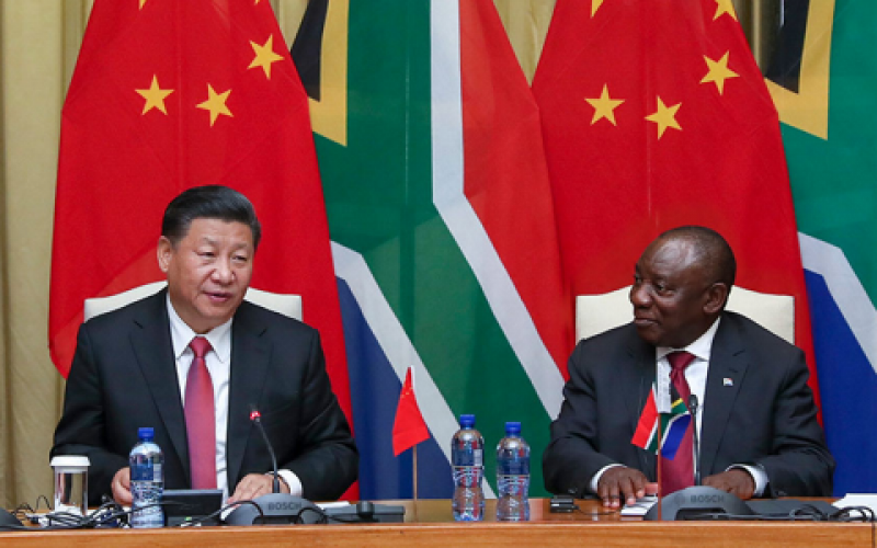 習近平同南非總統(tǒng)會談：加強在“一帶一路”和中非合作論壇框架內(nèi)合作